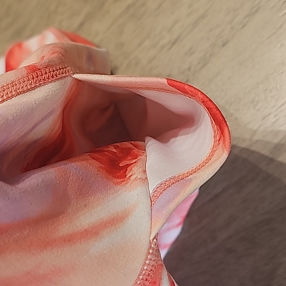 GAIAM Womans Athletic Leggins Color Orange and Purple Size Medium 8-10 - Picture 5 of 8